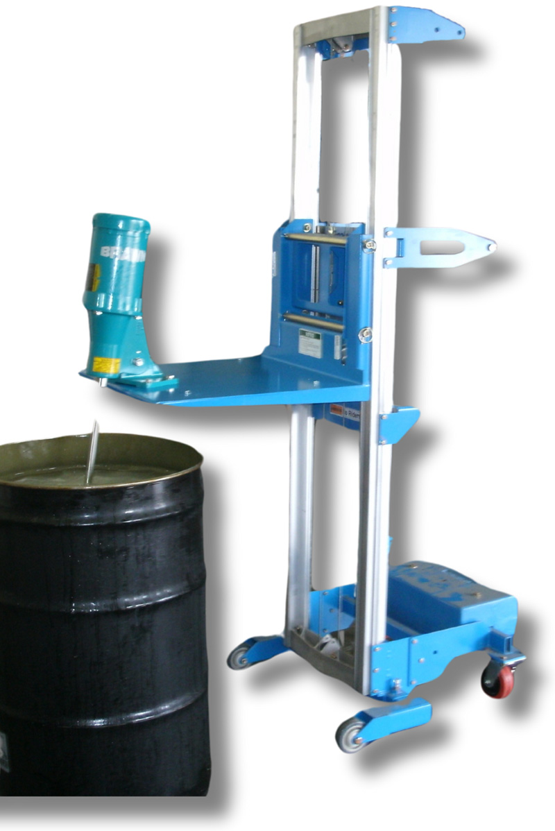 tote and drum mixer